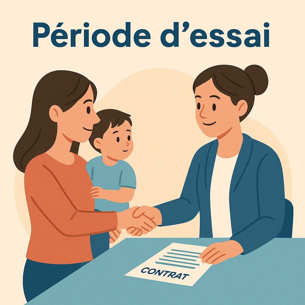 ✅ La période d’essai pour les assistantes maternelles : règles, droits et obligations
