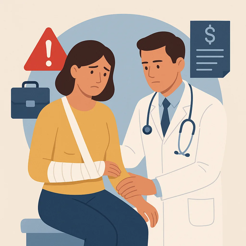 ⚠️ Mi-temps thérapeutique suite à un accident du travail