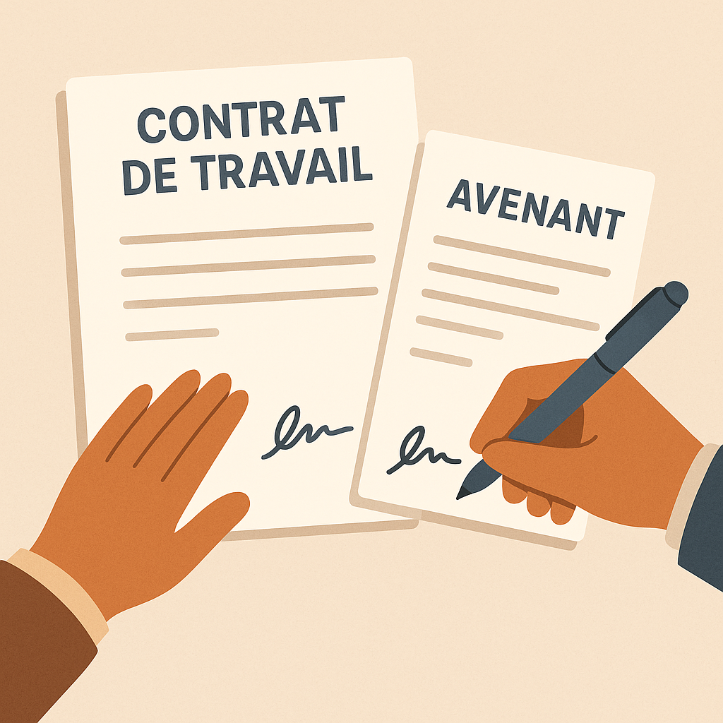 L’avenant au contrat de travail