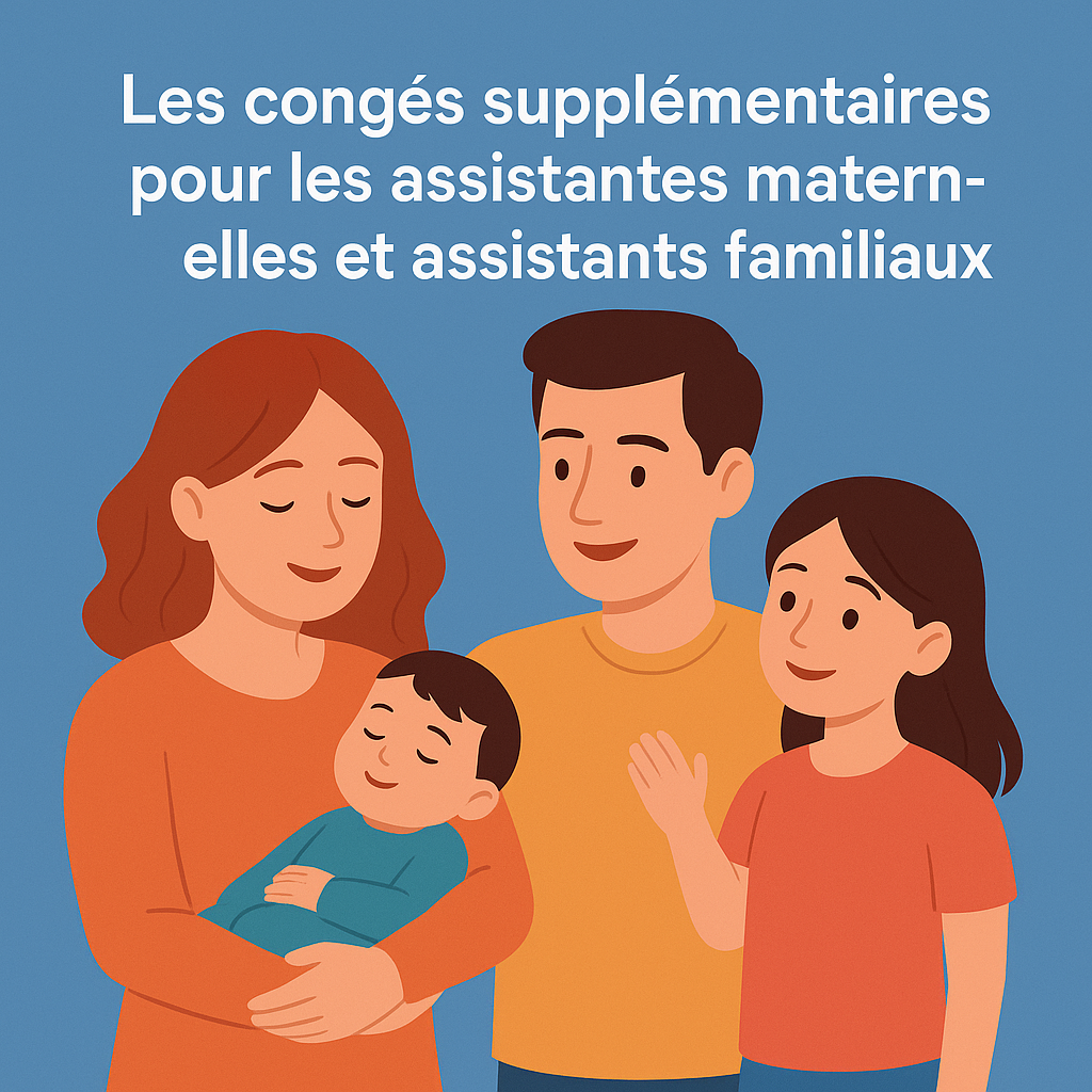Les congés supplémentaires pour les assistantes maternelles et assistants familiaux